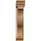 Ekena Millwork Funston Traditional Rough Sawn Bracket w/ Offset Brace, Western Red Cedar, 6"W x 26"D x 30"H BKT0604X26X30FST01RWR - alternate 4